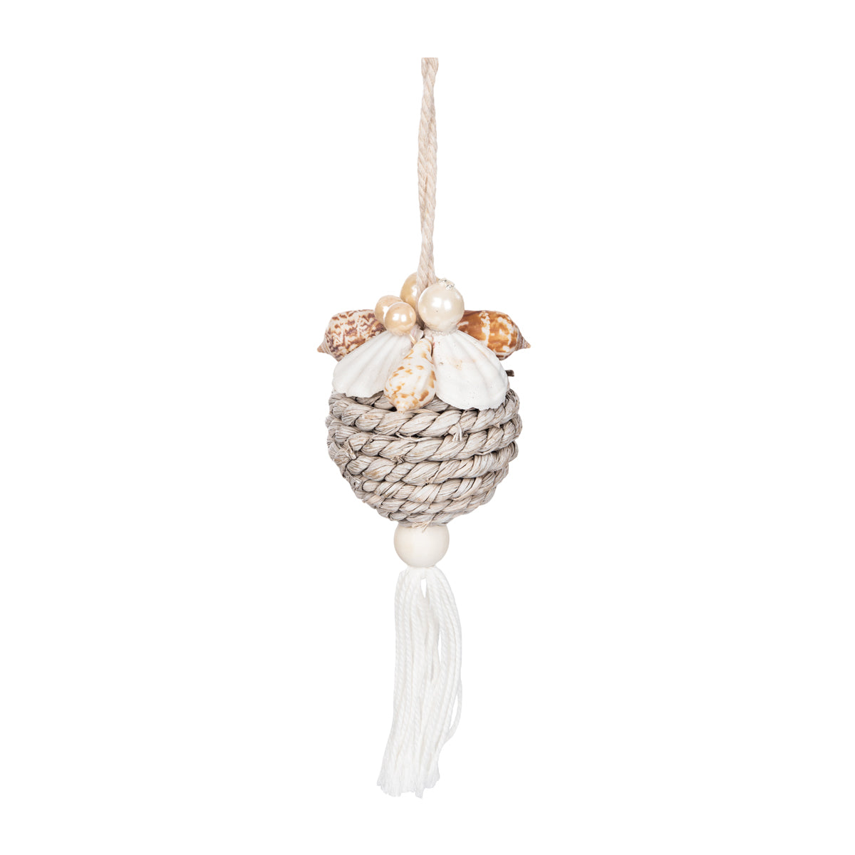 Shell & Grass Orb Ornament