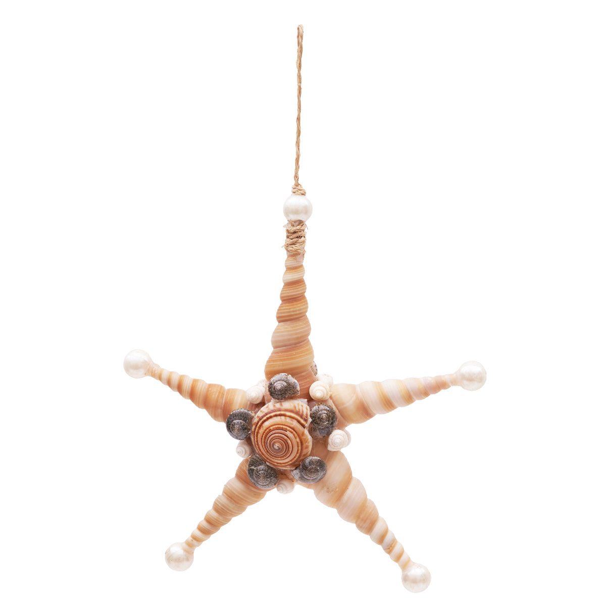Pearls & Shells Star Ornament