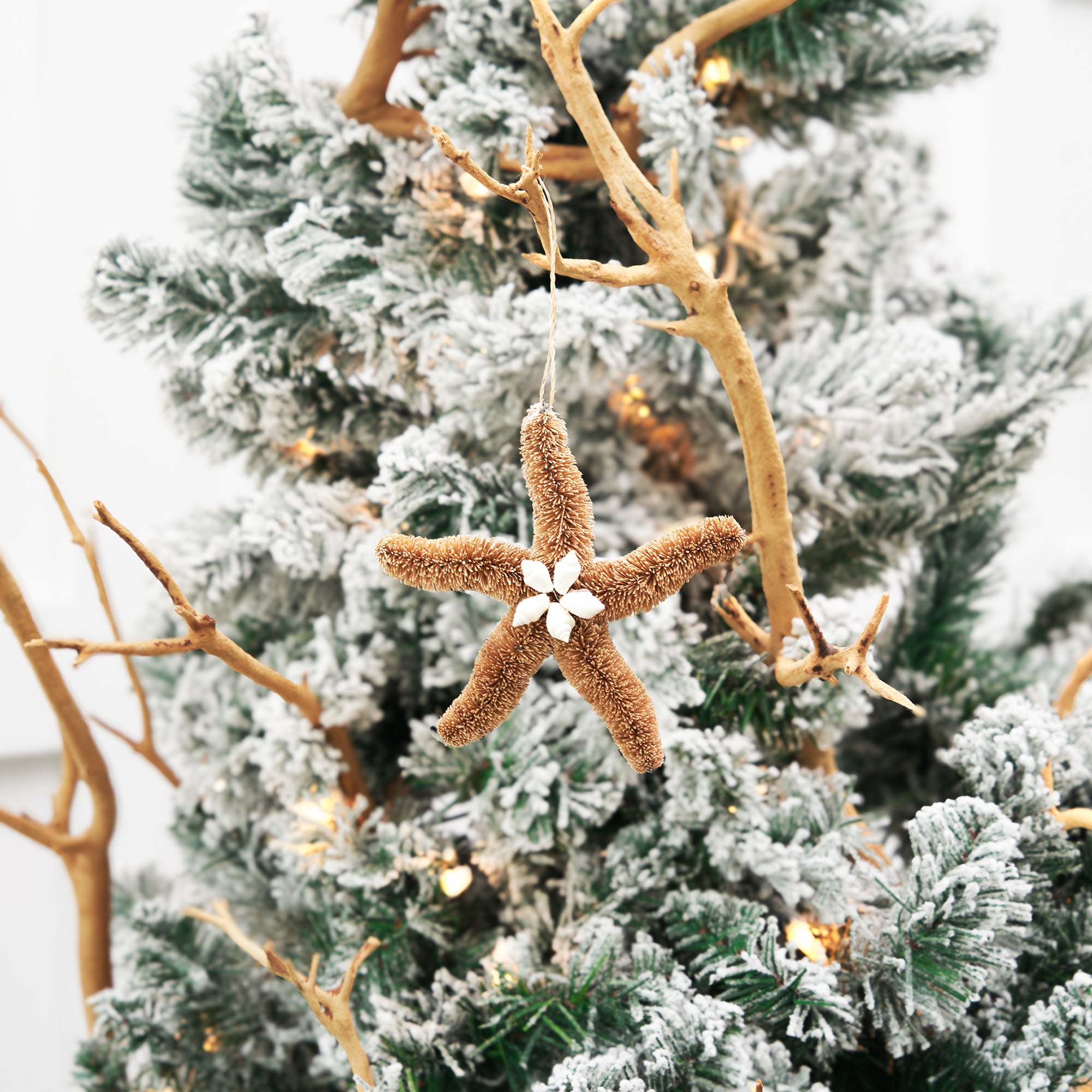 Abaca Sea Star Ornament