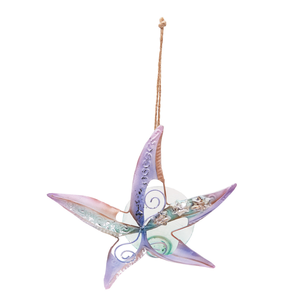 Metal & Capiz Sea Star Ornament