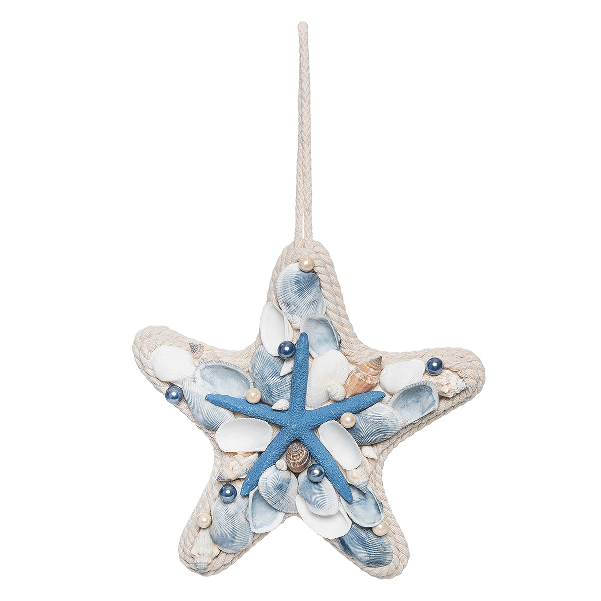 Large Coastal Blues Star Ornament