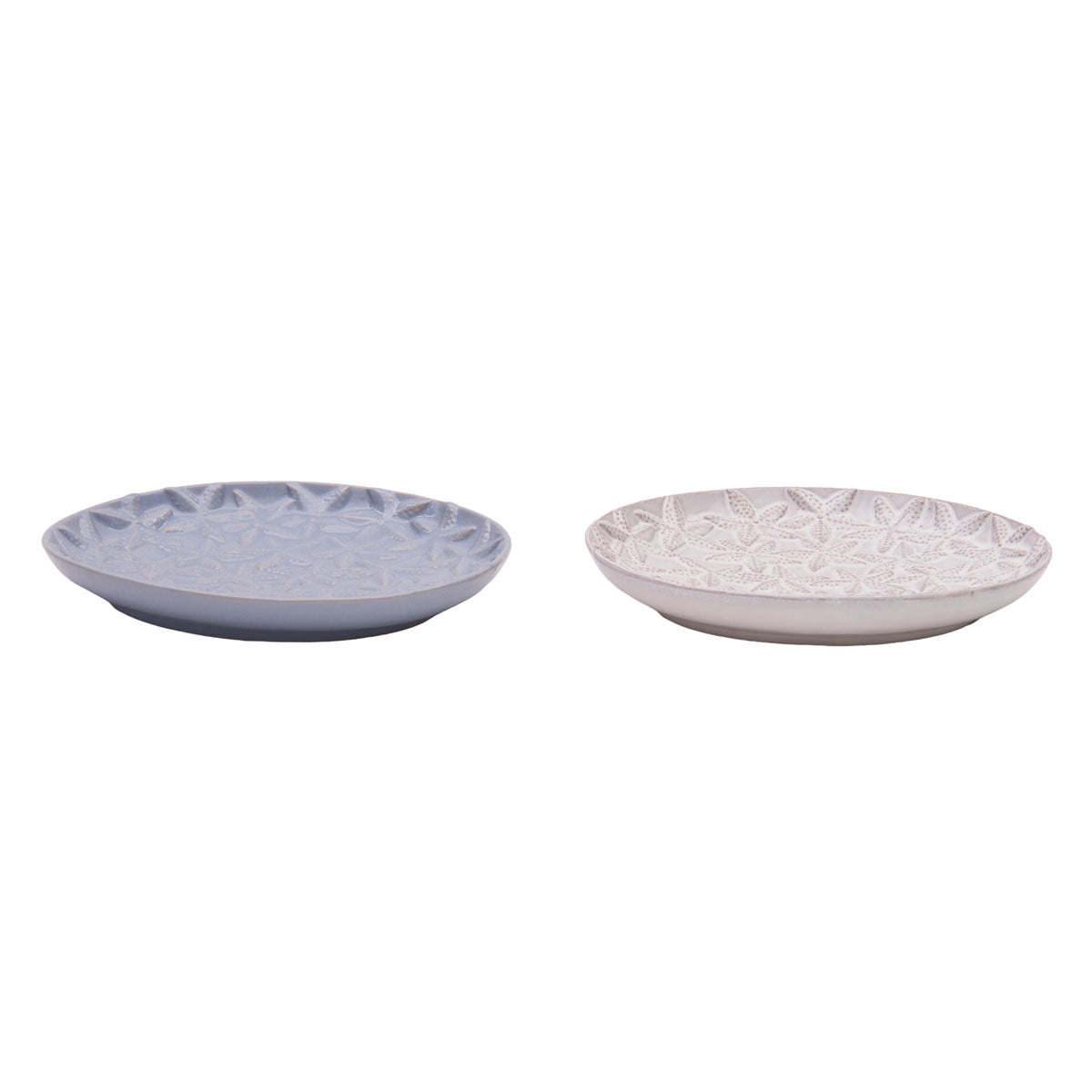 Sea Star Embossed Plate, Asst. of 2