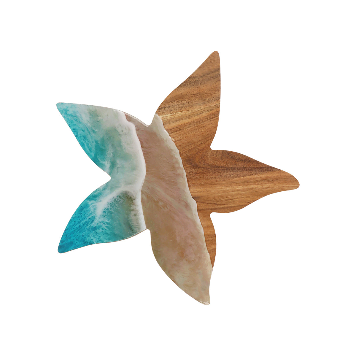 Sea Star Wave Mango Wood Server