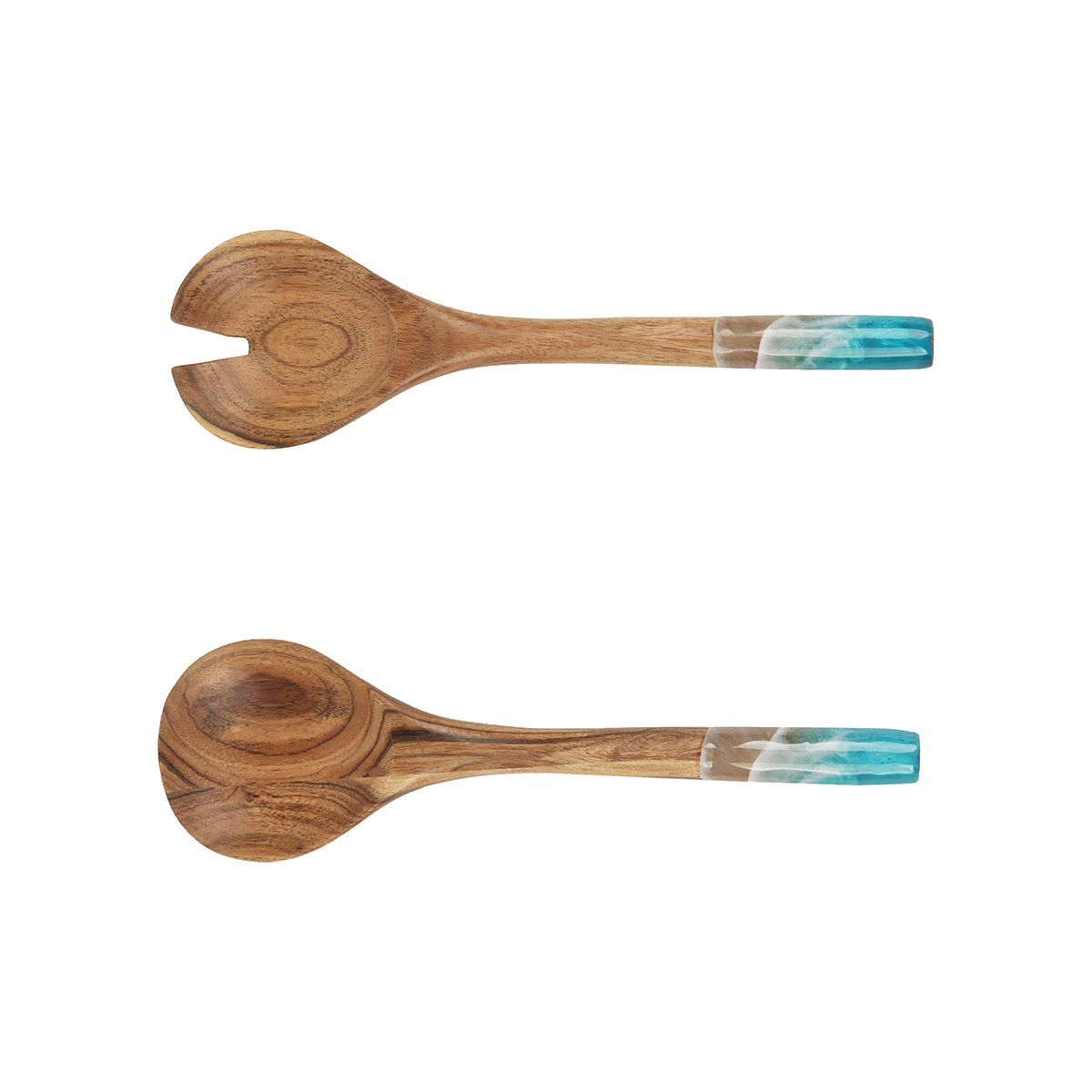 Wave Acacia Wood Salad Servers