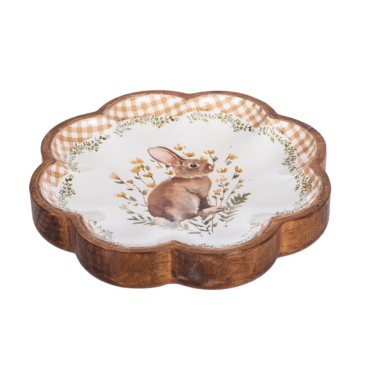 Bunny & Vines Wood Tray