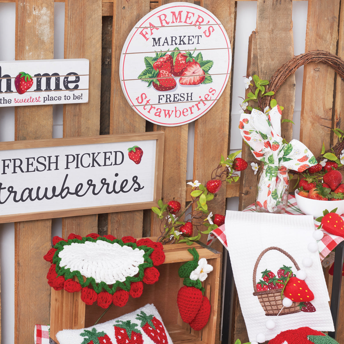 Strawberry Home Wall Decor