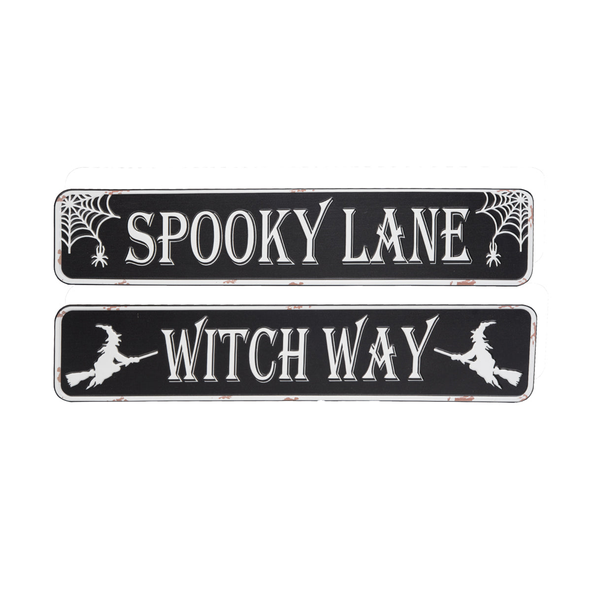 Halloween Tin Wall Decor, Asst. of 2
