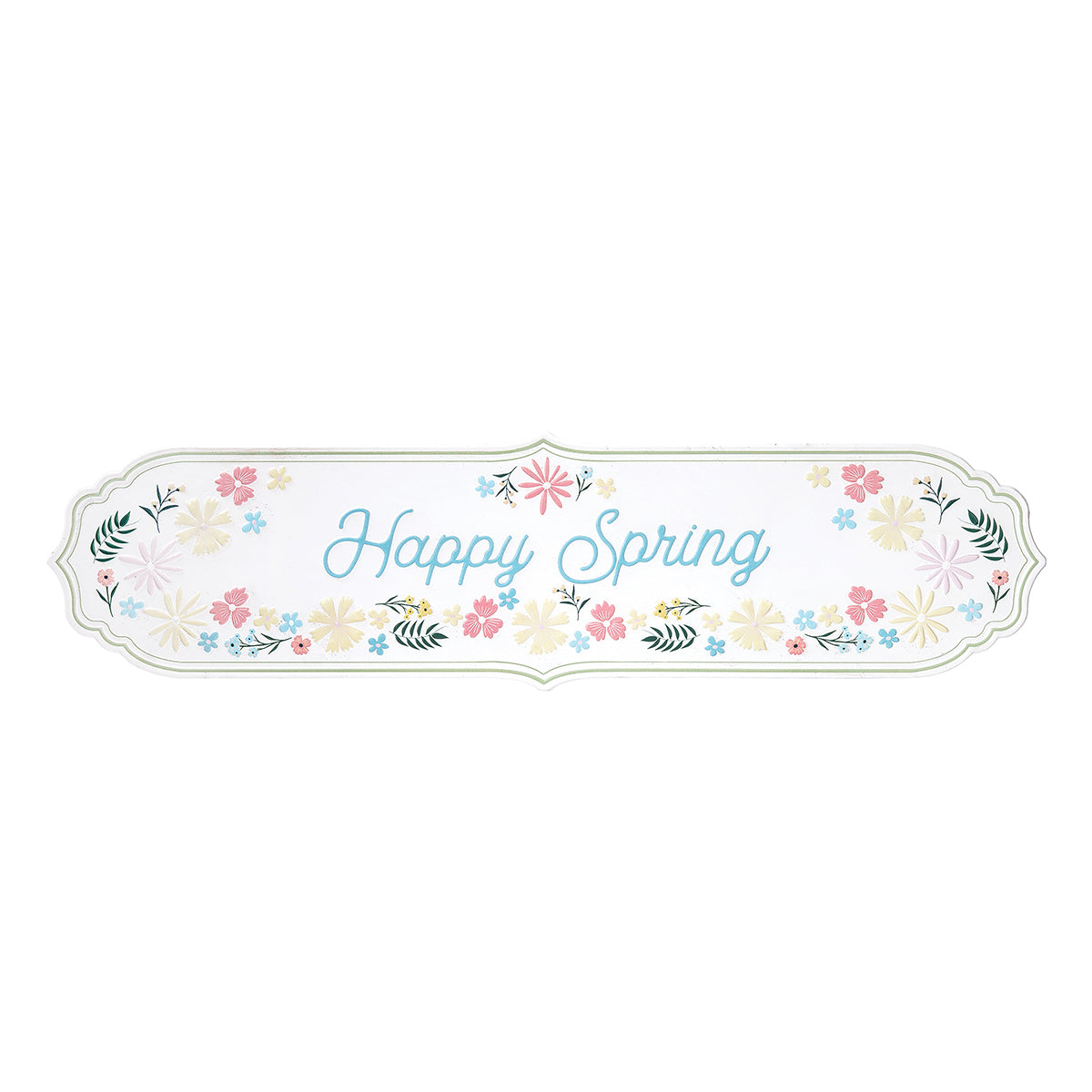 Happy Spring Floral Sign