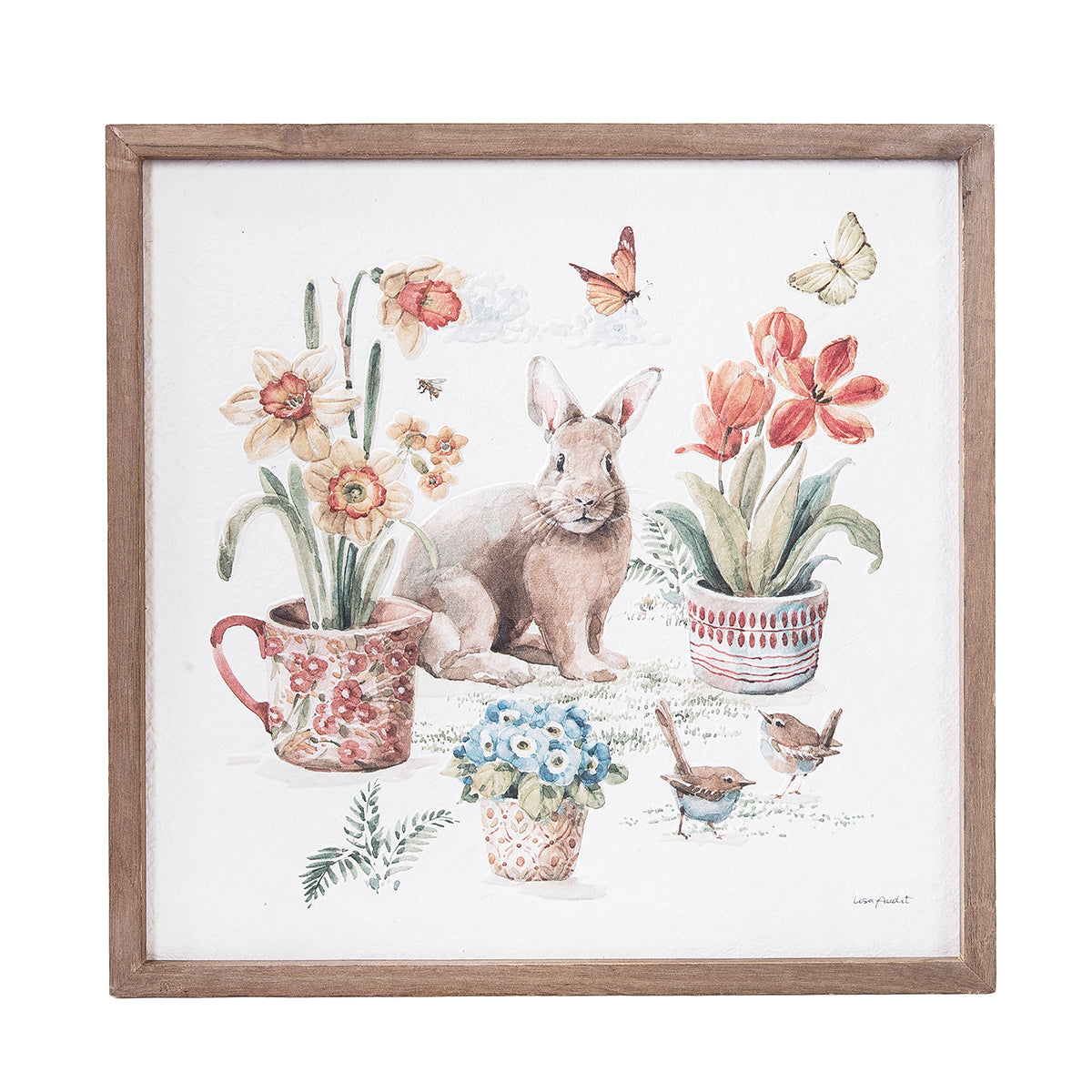 Little Garden Bunny Wall Art