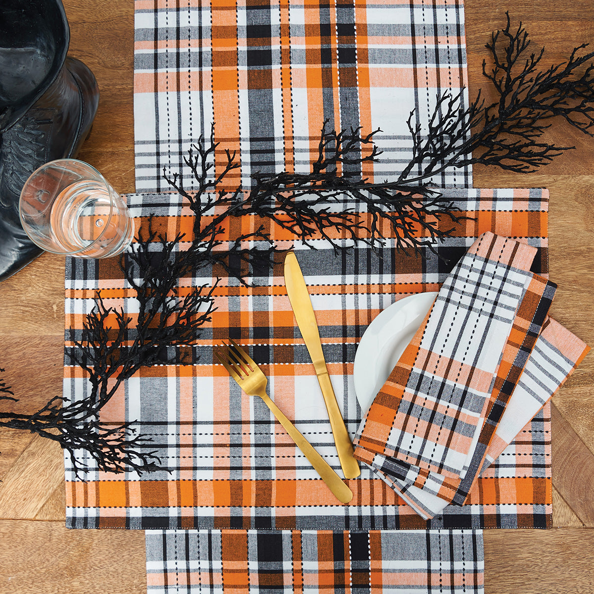 Zelda Plaid Table Linens