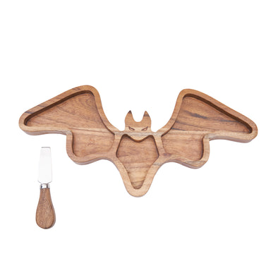 bat shaped serving board and iron spreader