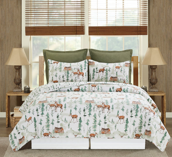 Christopher Forest Quilted Bedding Set