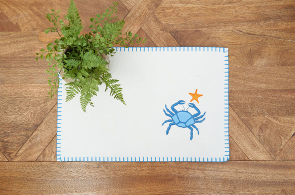 Crab Felt Table Linens