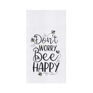 Don't Worry Bee Happy Kitchen Towel