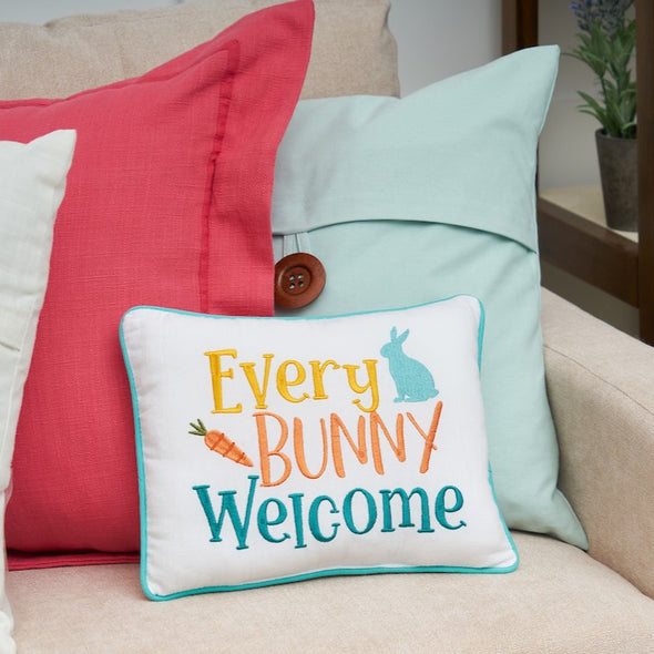 Every Bunny Welcome Pillow