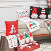 Gnome Plaid Towel Set of 2, Carter Christmas Plaid Throw, Plaid Christmas Tree Pillow, Gnome For The Holidays Pillow, Gnome Trio Pillow, 
