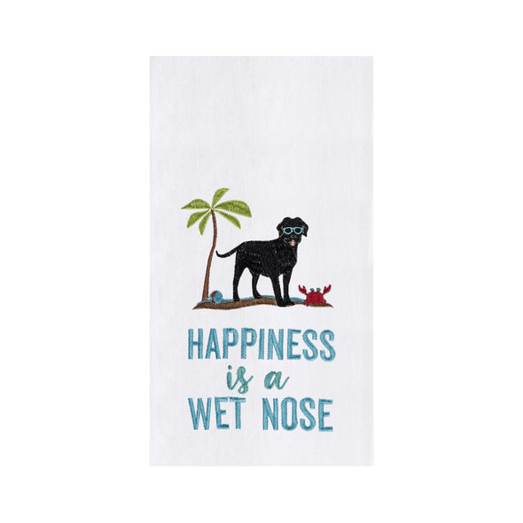 Happiness Is A Wet Nose Kitchen Towel