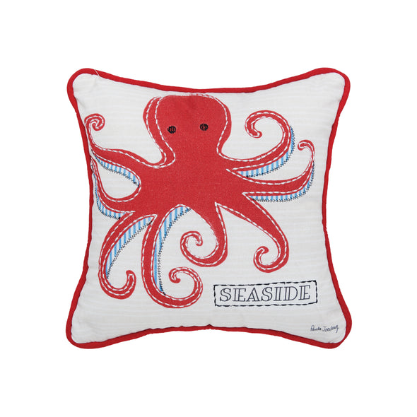 Octopus Seaside Pillow