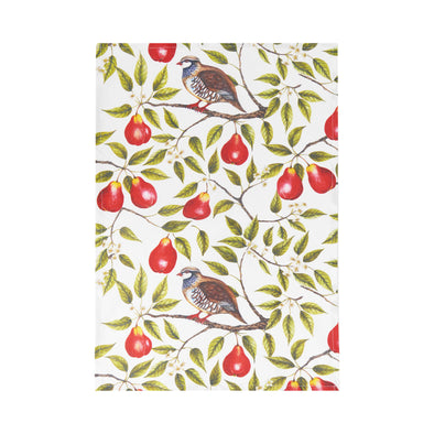 Partridge in a pear tree kitchen towel