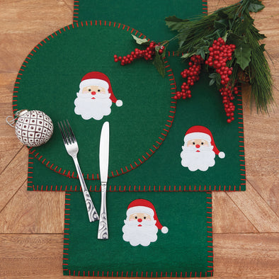 Santa Felt Table Linens