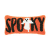 SPOOKY Ghost hooked pillow