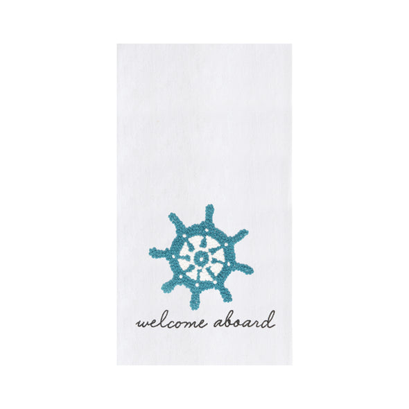 Welcome Aboard Kitchen Towel