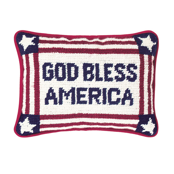 God Bless America Decorative Pillow