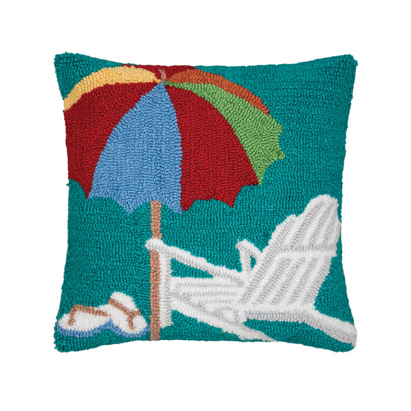 Beach Umbrella Decorative Pillow