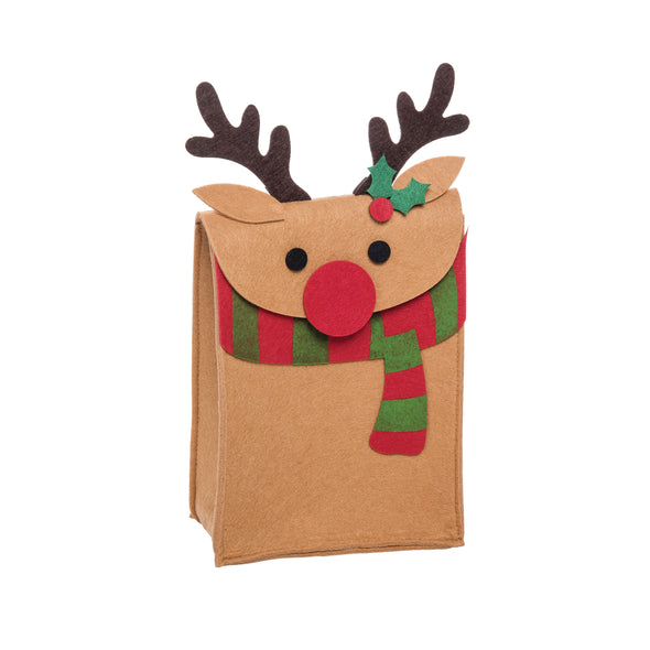Reindeer Felt Gift Bag