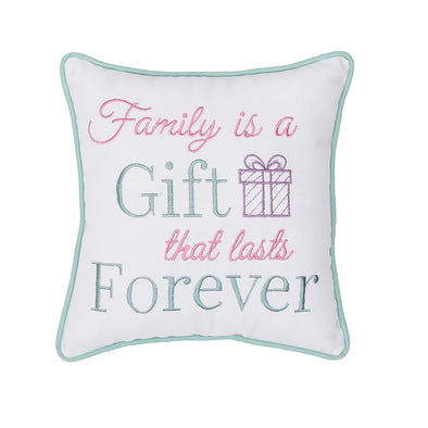 Family Is A Gift Decorative Pillow