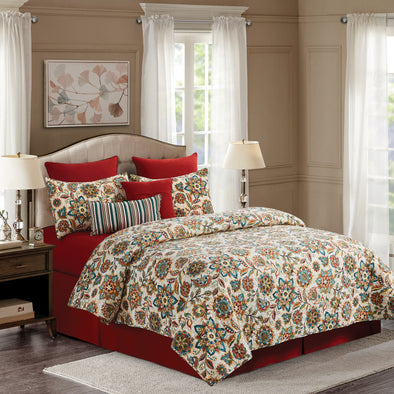 Home Expressions Cadence Floral Quilt Floral Hypoallergenic Quilt