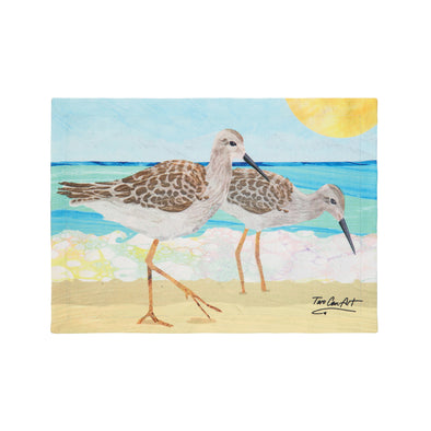 Sand Pipers Printed Placemat - Set of 6