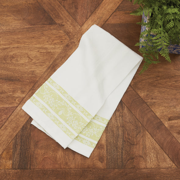 Rose Trellis Jacquard Kitchen Towel