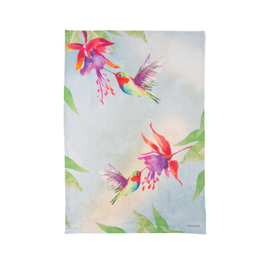 Hummingbirds Flour Sack Kitchen Towel