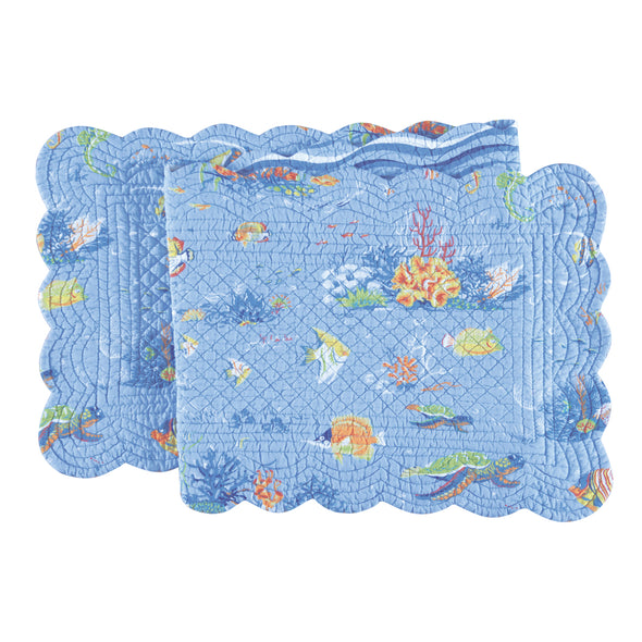 Reef Paradise Quilted Table Linens