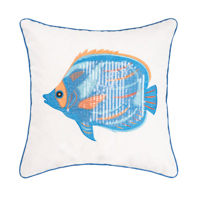 Galapagos Fish Decorative Pillow