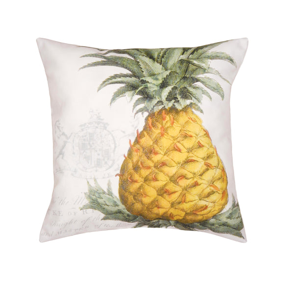 Crest Pineapple Indoor Outdoor Pillow