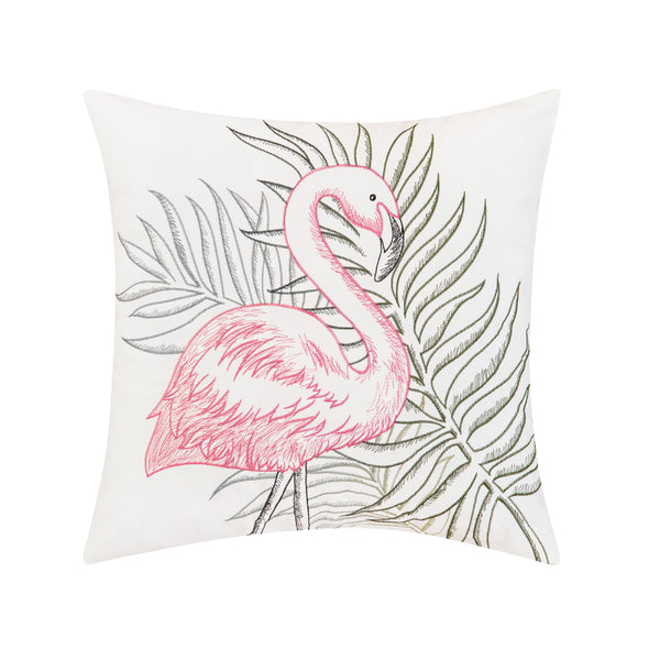 Flamingo Tropics Decorative Pillow