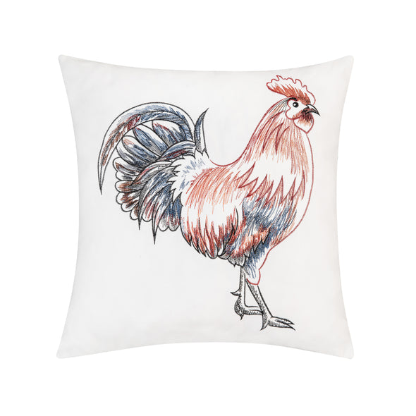 Rooster Strut Indoor Outdoor Pillow