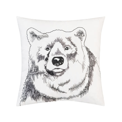Bear Portrait Indoor Outdoor Pillow