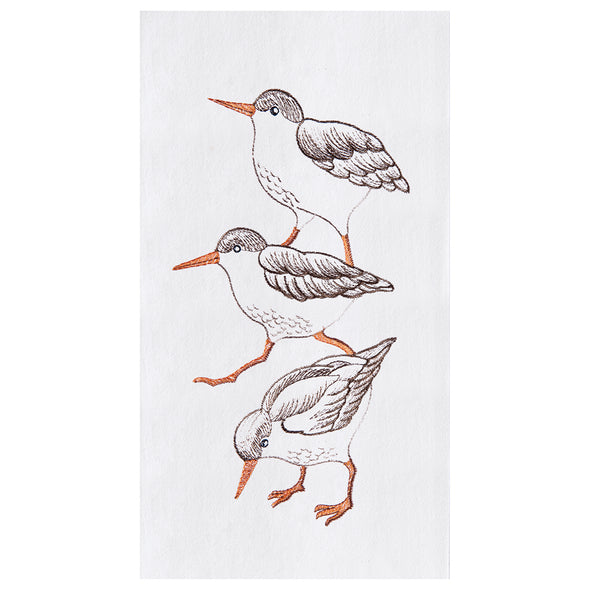 Sand Pipers Flour Sack Kitchen Towel
