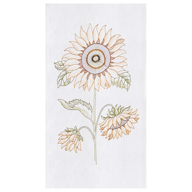 Sunflower Flour Sack Kitchen Towel