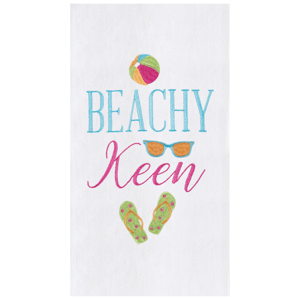 Beachy Keen Flour Sack Kitchen Towel