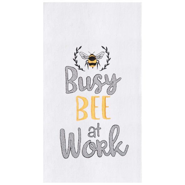 Busy Bee at Work Flour Sack Kitchen Towel