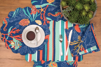Bimini Island Quilted Table Linens