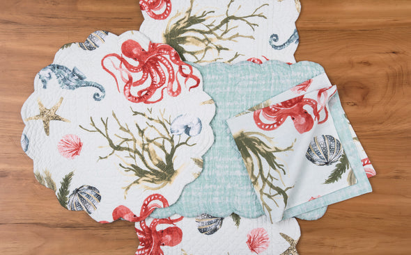 Behari Quilted Table Linens