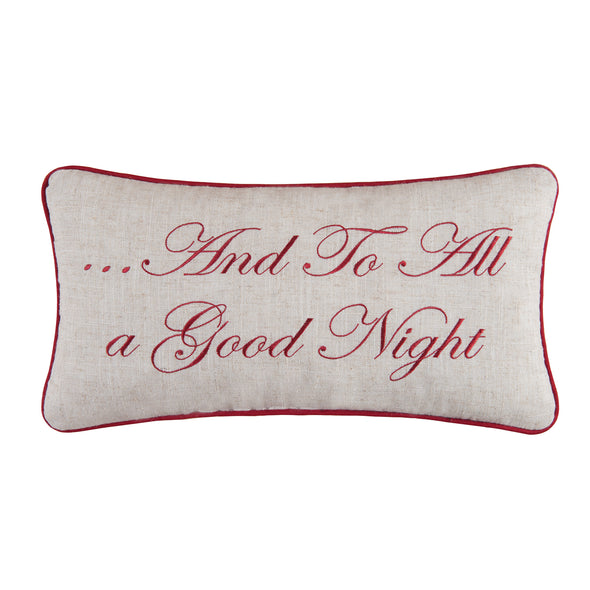 And To All A Good Night Decorative Pillow