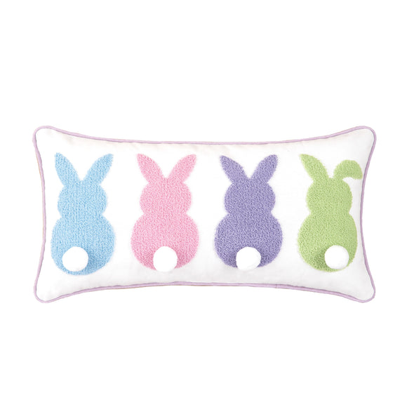 Bunny Bum Tufted Decorative Pillow