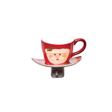santa teacup nightlight