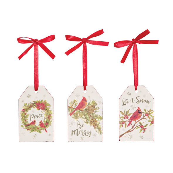 Silvia Vassileva carindal gift tags, christmas gift tags, christmas gift wrapping